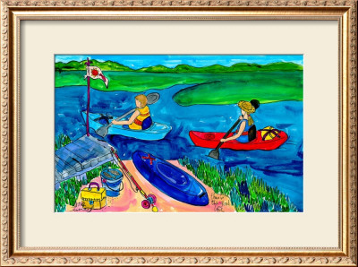 Kayak Blue by Deborah Cavenaugh Pricing Limited Edition Print image
