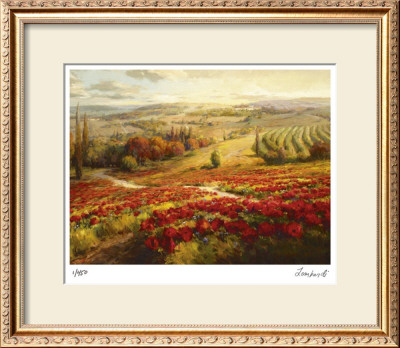 Red Poppy Panorama by Roberto Lombardi Pricing Limited Edition Print image