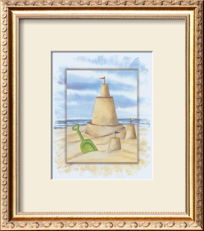 Sand Castle And Shovel by Melissa Babcock Saylor Pricing Limited Edition Print image