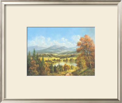 Chemin Qui Mene Au Lac I by Helmut Glassl Pricing Limited Edition Print image