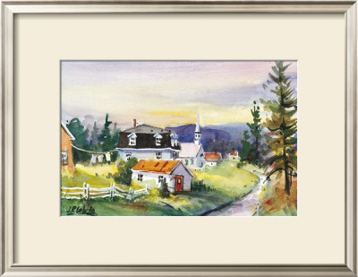 Monday Morning In The Village by Jean-Roch Labrie Pricing Limited Edition Print image