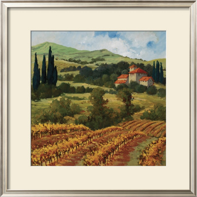 Tuscan Monastery Amidst Autumn by Eva Szorc Pricing Limited Edition Print image
