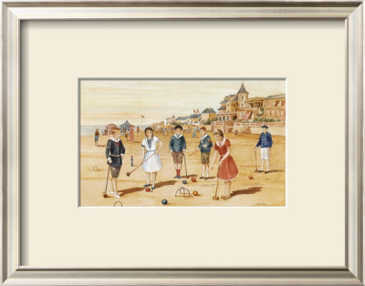 Une Partie De Croquet by Laurence David Pricing Limited Edition Print image