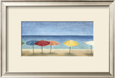 Ocean Umbrellas Ii by Megan Meagher Pricing Limited Edition Print image