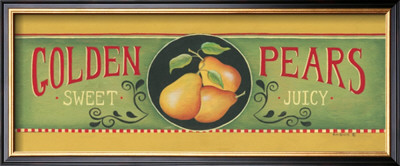 Golden Pears by Kim Lewis Pricing Limited Edition Print image