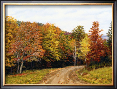 Autumn Lane by Jean K. Stephens Pricing Limited Edition Print image