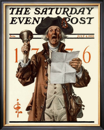 Town Crier, C.1925 by Joseph Christian Leyendecker Pricing Limited Edition Print image