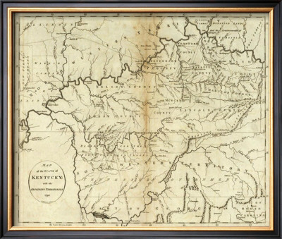 State Of Kentucky, C.1796 by John Reid Pricing Limited Edition Print image