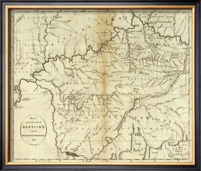 State Of Kentucky, C.1796 by John Reid Pricing Limited Edition Print image