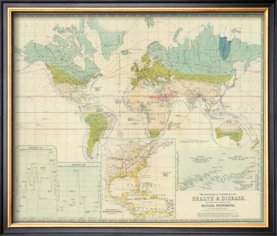 Health, Disease, C.1856 by Alexander Keith Johnston Pricing Limited Edition Print image