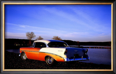 1956 Chevy Bel Air by Jerry Koontz Pricing Limited Edition Print image