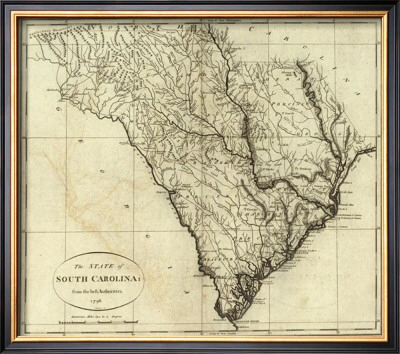 State Of South Carolina, C.1796 by John Reid Pricing Limited Edition Print image