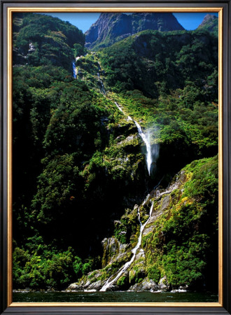 Breaking Waterfall, New Zealand by Charles Glover Pricing Limited Edition Print image