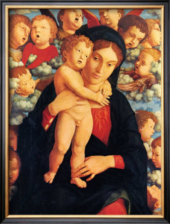 La Vierge Et L'enfant Avec Les Cherubins by Andrea Mantegna Pricing Limited Edition Print image