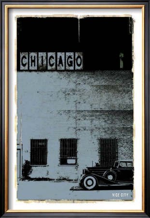 Chicago, Vice City In Grey by Pascal Normand Pricing Limited Edition Print image