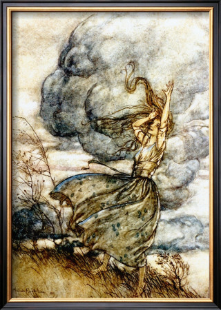 Undine In The Wind by Arthur Rackham Pricing Limited Edition Print image