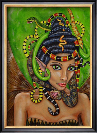 Snake Queen Fariy by Blonde Blythe Pricing Limited Edition Print image