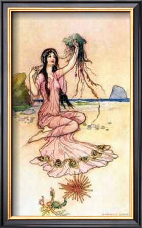 The Fairy And The Jellyfish by Warwick Goble Pricing Limited Edition Print image