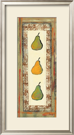 Three Pears by Martin Quen Pricing Limited Edition Print image