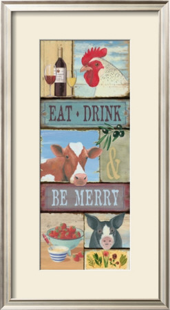 Eat Drink Be Merry by Martin Wiscombe Pricing Limited Edition Print image