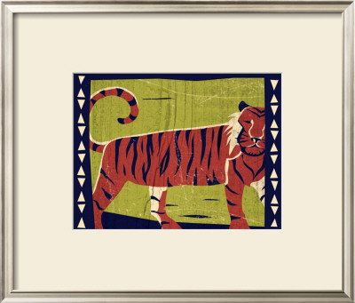 Woodblock Tiger by Benjamin Bay Pricing Limited Edition Print image