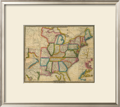 United States, C.1833 by David H. Burr Pricing Limited Edition Print image
