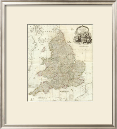 Composite: England, Wales, C.1790 by John Rocque Pricing Limited Edition Print image