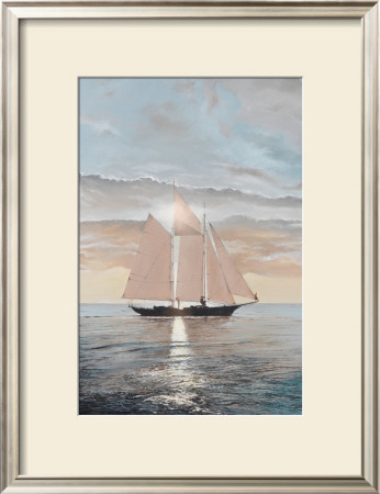 Schooner In The Sun by Robert G. Radcliffe Pricing Limited Edition Print image