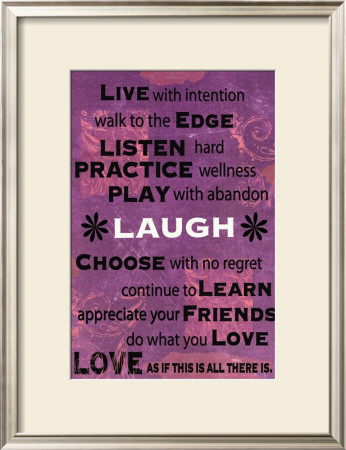 Live With Intention by Marilu Windvand Pricing Limited Edition Print image