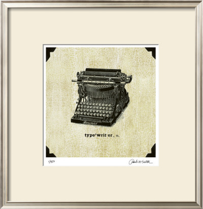 Office Typewriter by Paula Scaletta Pricing Limited Edition Print image