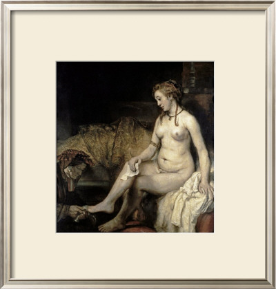 Bathsheba At Her Bath by Rembrandt Van Rijn Pricing Limited Edition Print image