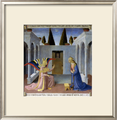 Story Of The Life Of Christ The Annunciation by Fra Angelico Pricing Limited Edition Print image