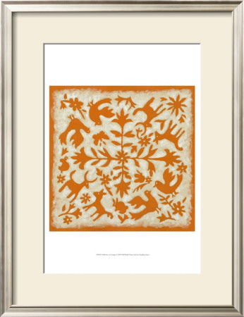 Folk Story In Orange by Chariklia Zarris Pricing Limited Edition Print image