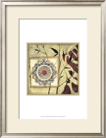 Printed Moonlit Rosette Ii by Jennifer Goldberger Pricing Limited Edition Print image