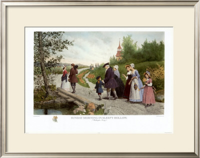 Sunday Morning In Sleepy Hollow by Jennie Augusta Brownscombe Pricing Limited Edition Print image