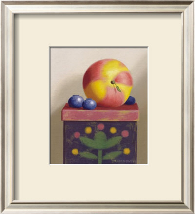 Folk Box, Peach by W. Charles Nowell Pricing Limited Edition Print image