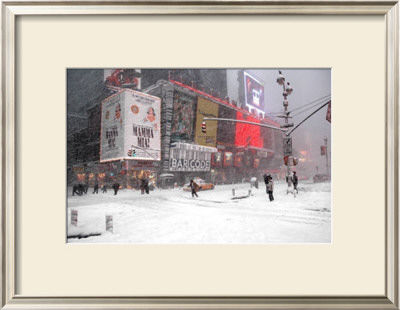 Blizzard On Times Square, 2006 by Igor Maloratsky Pricing Limited Edition Print image
