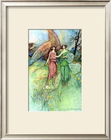 Chaucer's Angels by Warwick Goble Pricing Limited Edition Print image