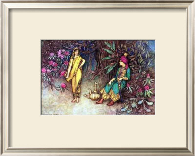 Adorn The Palace by Warwick Goble Pricing Limited Edition Print image