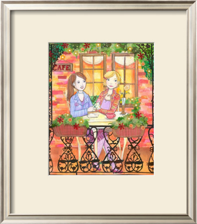 Cafe Girls by Lealand Eve Pricing Limited Edition Print image