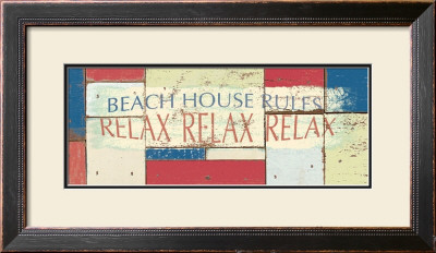 Beach House Rules by Krissi Pricing Limited Edition Print image