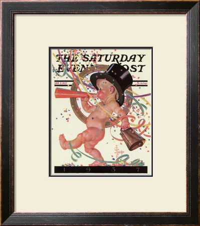 New Year's Baby, C.1937: Celebration by Joseph Christian Leyendecker Pricing Limited Edition Print image