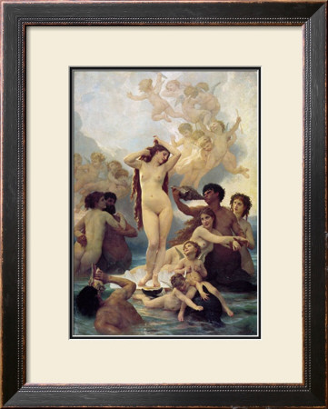 La Naissance De Venus, 1863 by William Adolphe Bouguereau Pricing Limited Edition Print image