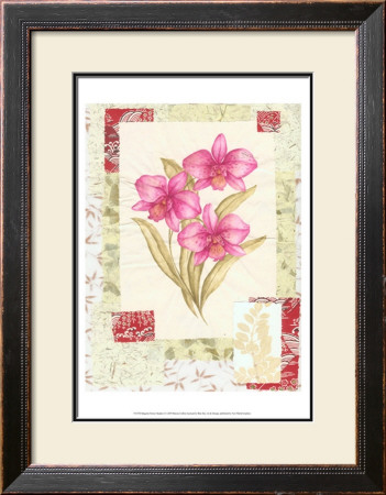 Magenta Flower Studies I by Maxine Collins Pricing Limited Edition Print image