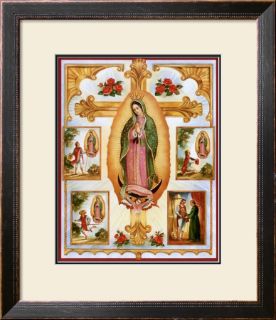 Lady Of Guadalupe Montage by Vincent Barzoni Pricing Limited Edition Print image