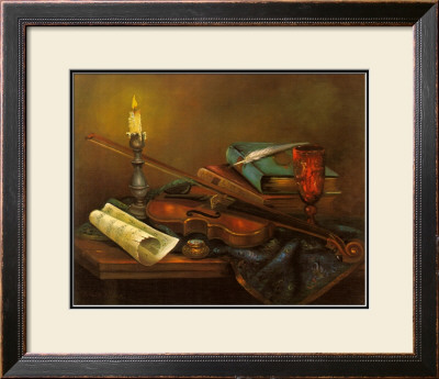 Stilleben Mit Geige by Elisabeth Paetz-Kalich Pricing Limited Edition Print image