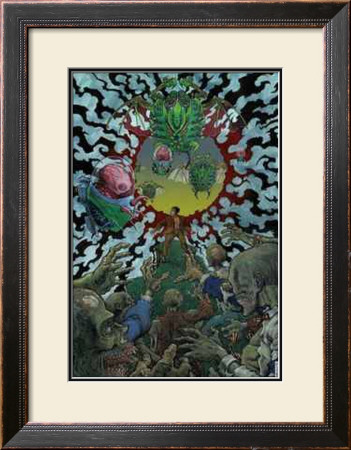Zombies And Aliens by Mike Dubisch Pricing Limited Edition Print image