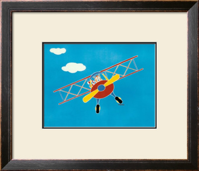 Cat In A Plane I by Shelly Rasche Pricing Limited Edition Print image