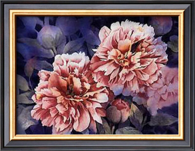 Pink Peonies by Janet Whittle Pricing Limited Edition Print image