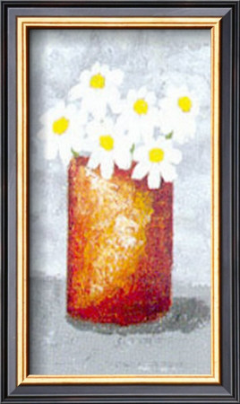Daisies Triptic I by Clara Carreres Pricing Limited Edition Print image